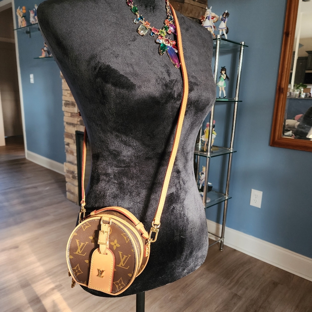 Louis Vuitton Brown Monogram Mini Chapeau Bag